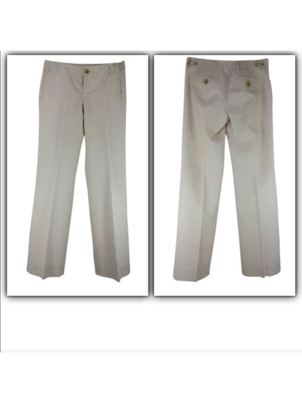 BANANA Republic lined Lightweight Pinstripe Pants size 2
